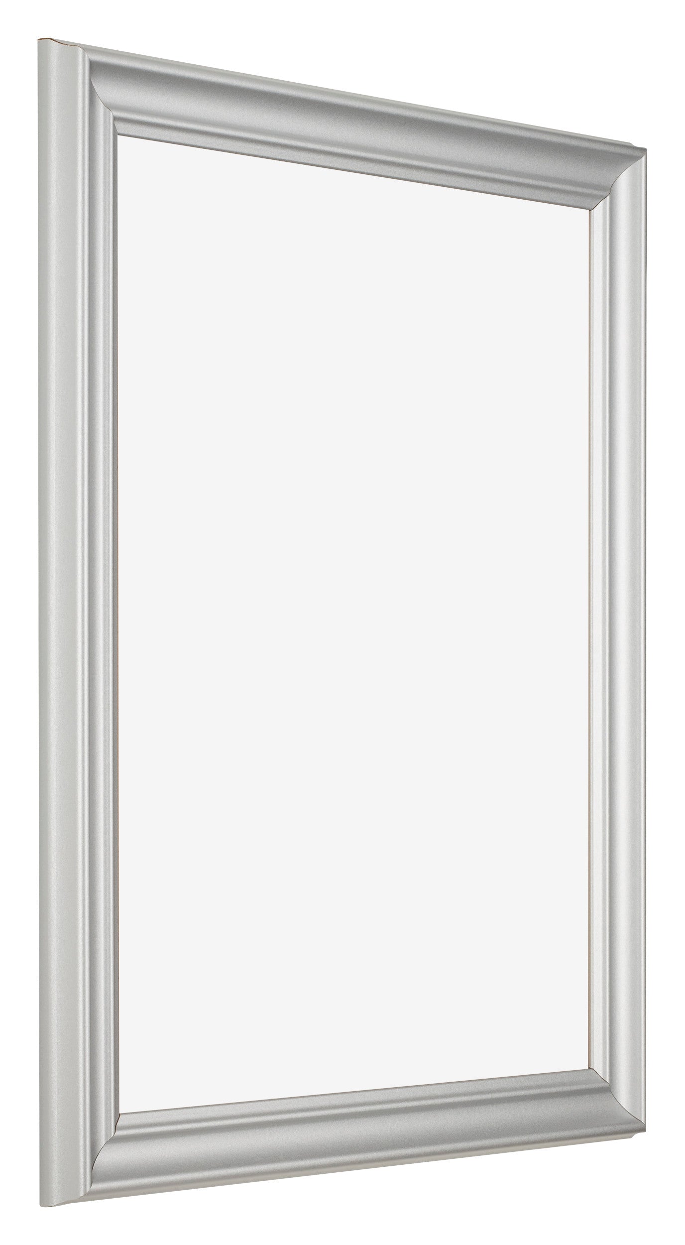 Photo Frame 20x25cm Silver Matte MDF Lazio Front Oblique | Yourdecoration.com