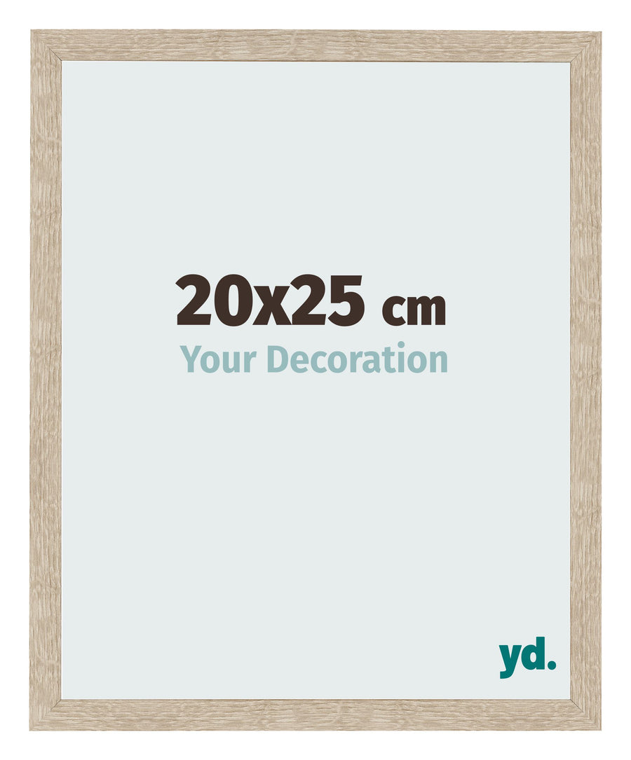 Photo Frame 20x25cm Sonoma Oak MDF Bologna Front Size | Yourdecoration.com