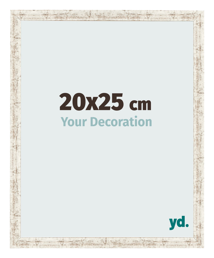 Photo Frame 20x25cm White Vintage MDF Bologna Front Size | Yourdecoration.com