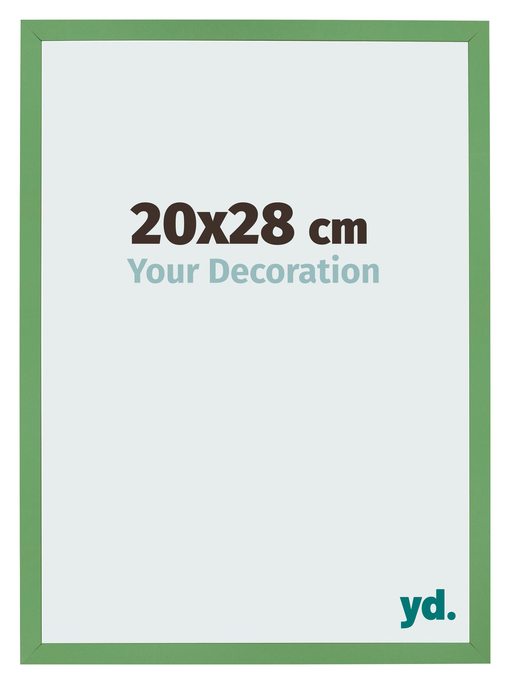 Photo Frame 20x28 cm Green MDF Bologna Front Size | Yourdecoration.com