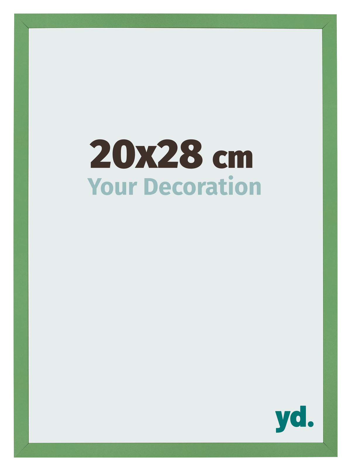 Photo Frame 20x28 cm Green MDF Bologna Front Size | Yourdecoration.com