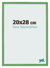 Photo Frame 20x28 cm Green MDF Bologna Front Size | Yourdecoration.com