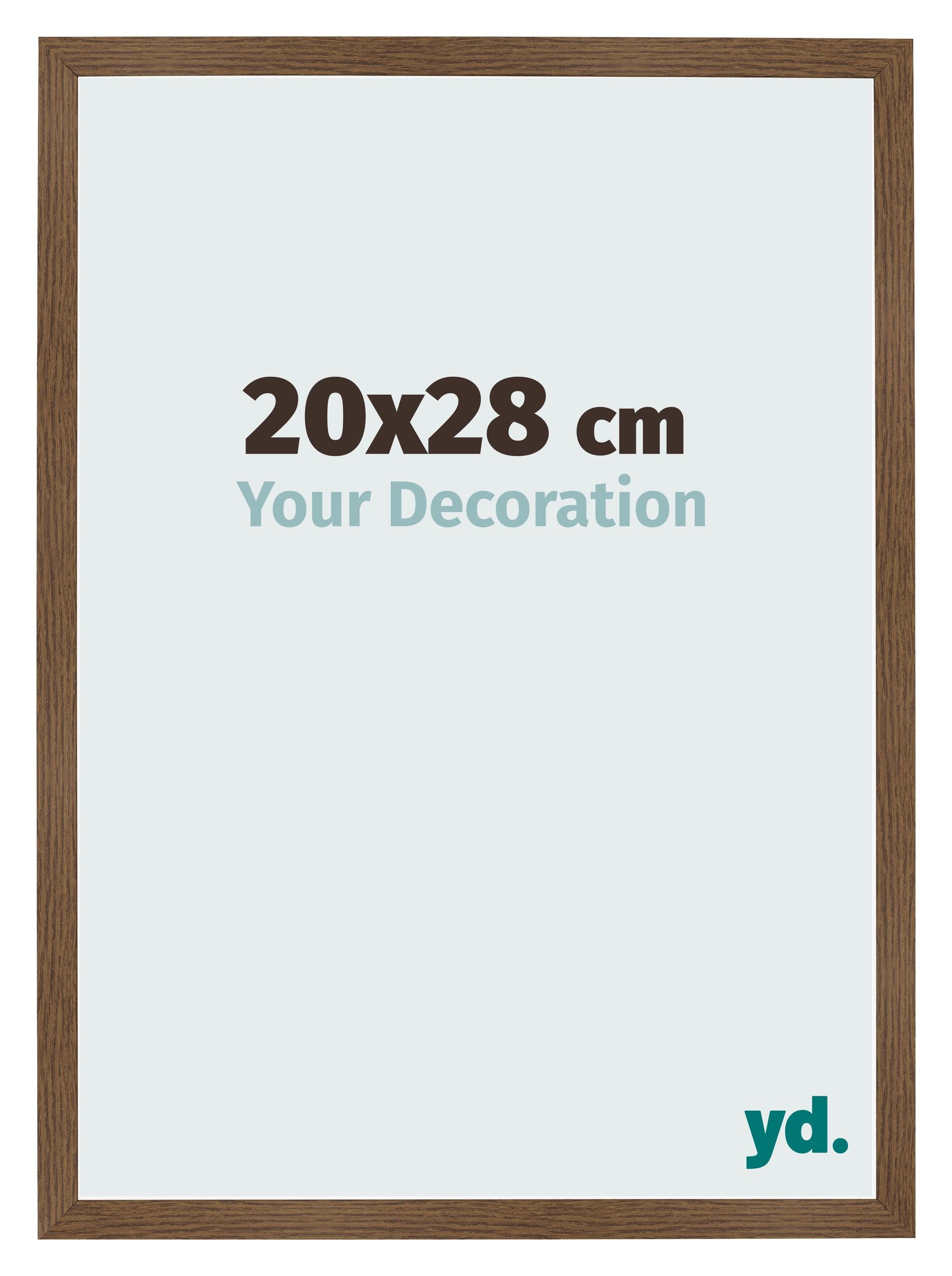 Photo Frame 20x28 cm Oak Rustic MDF Bologna Front Size | Yourdecoration.com