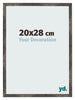 Photo Frame 20x28 cm Oxidized Metal MDF Bologna Front Size | Yourdecoration.com