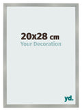 Photo Frame 20x28cm Aluminum Brushed MDF Bologna Front Size | Yourdecoration.com