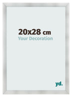 Photo Frame 20x28cm Aluminum Brushed MDF Pisa Front Size | Yourdecoration.com