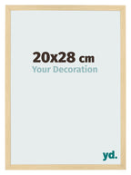 Photo Frame 20x28cm Beech Design MDF Bologna Front Size | Yourdecoration.com
