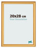 Photo Frame 20x28cm Gold Matte MDF Lazio Front Size | Yourdecoration.com