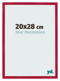 Photo Frame 20x28cm Red MDF Bologna Front Size | Yourdecoration.com