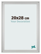 Photo Frame 20x28cm Silver Matte MDF Lazio Front Size | Yourdecoration.com