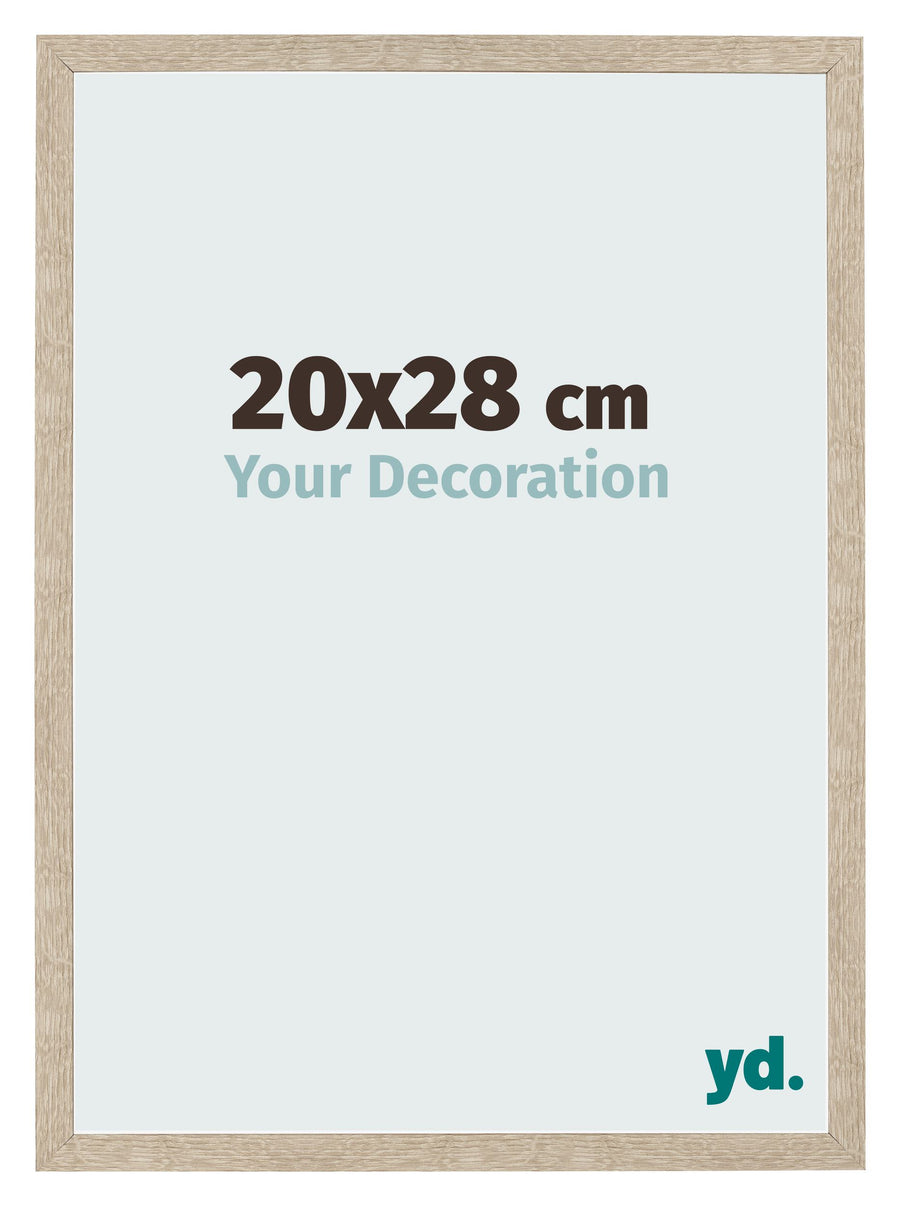Photo Frame 20x28cm Sonoma Oak MDF Bologna Front Size | Yourdecoration.com