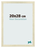Photo Frame 20x28cm Sonoma Oak MDF Pisa Front Size | Yourdecoration.com