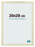 Photo Frame 20x28cm Sonoma Oak MDF Pisa Front Size | Yourdecoration.com