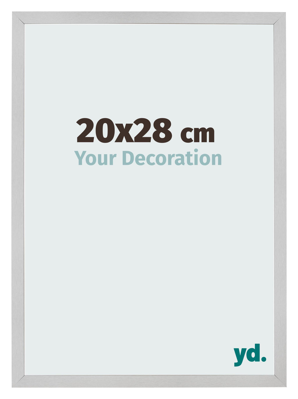 Photo Frame 20x28cm Stainless Steel MDF Bologna Front Size | Yourdecoration.com