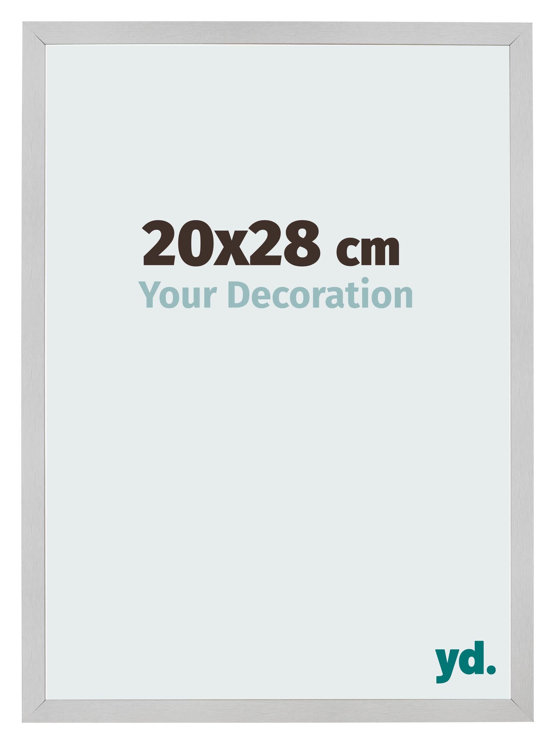 Photo Frame 20x28cm Stainless Steel MDF Bologna Front Size | Yourdecoration.com