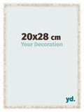 Photo Frame 20x28cm White Vintage MDF Bologna Front Size | Yourdecoration.com