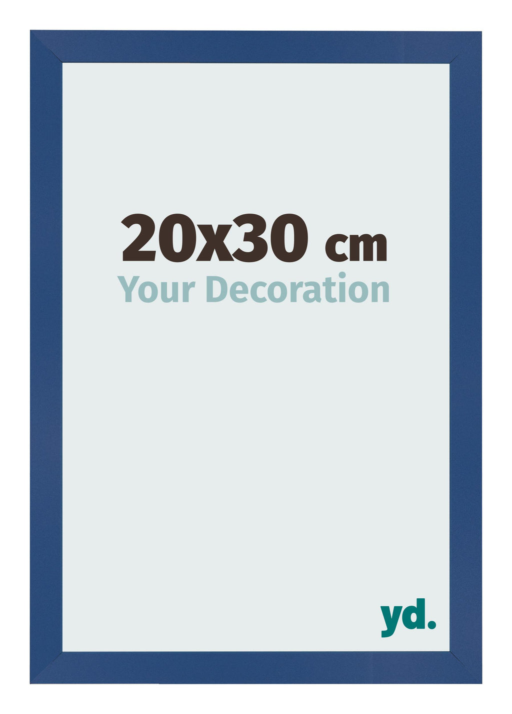 Photo Frame 20x30 cm Dark Blue MDF Bologna Front Size | Yourdecoration.com