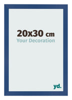 Photo Frame 20x30 cm Dark Blue MDF Bologna Front Size | Yourdecoration.com