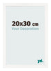 Photo Frame 20x30 cm White High Gloss MDF Bologna Front Size | Yourdecoration.com