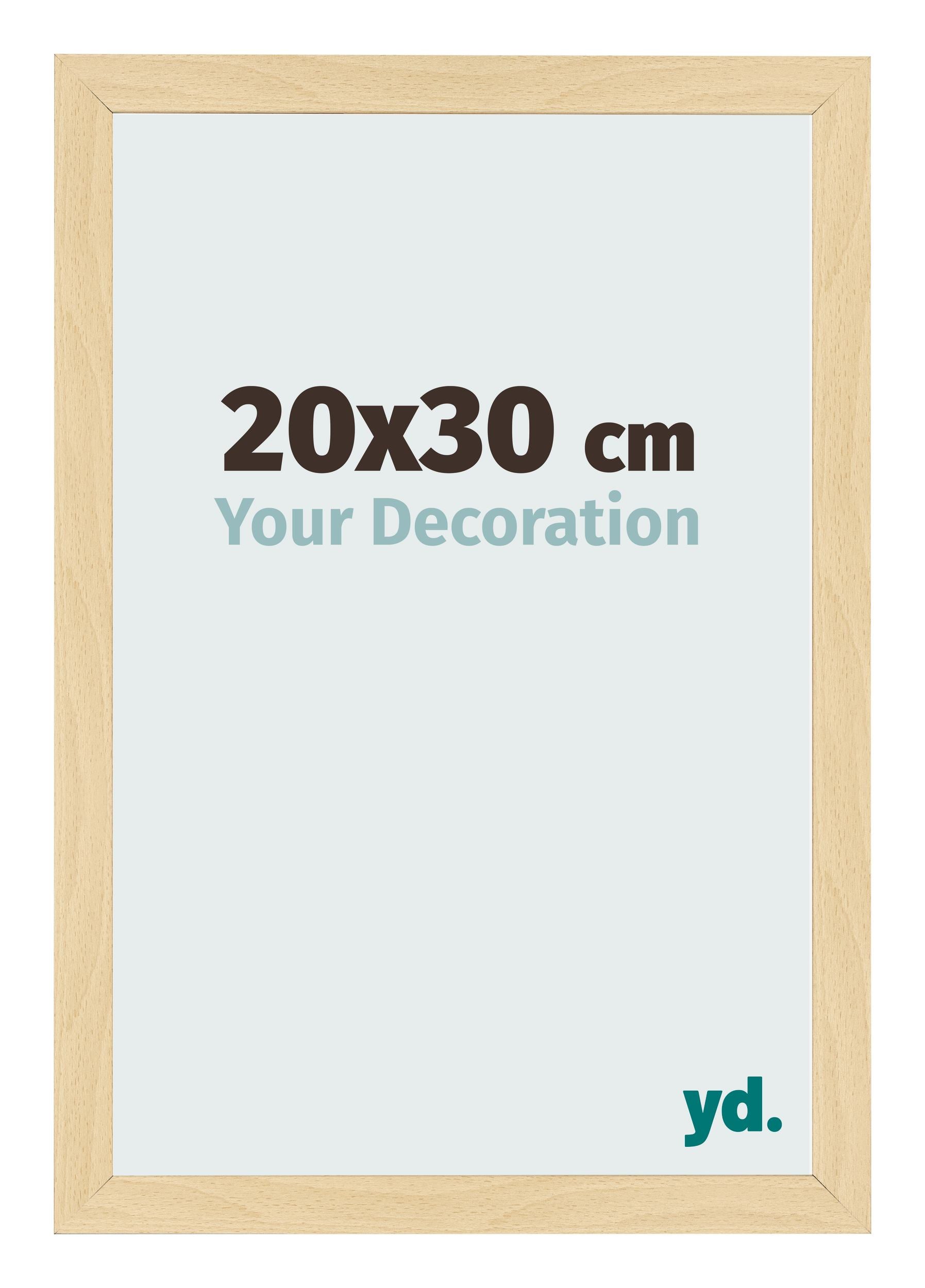 Photo Frame 20x30cm Beech Design MDF Bologna Front Size | Yourdecoration.com
