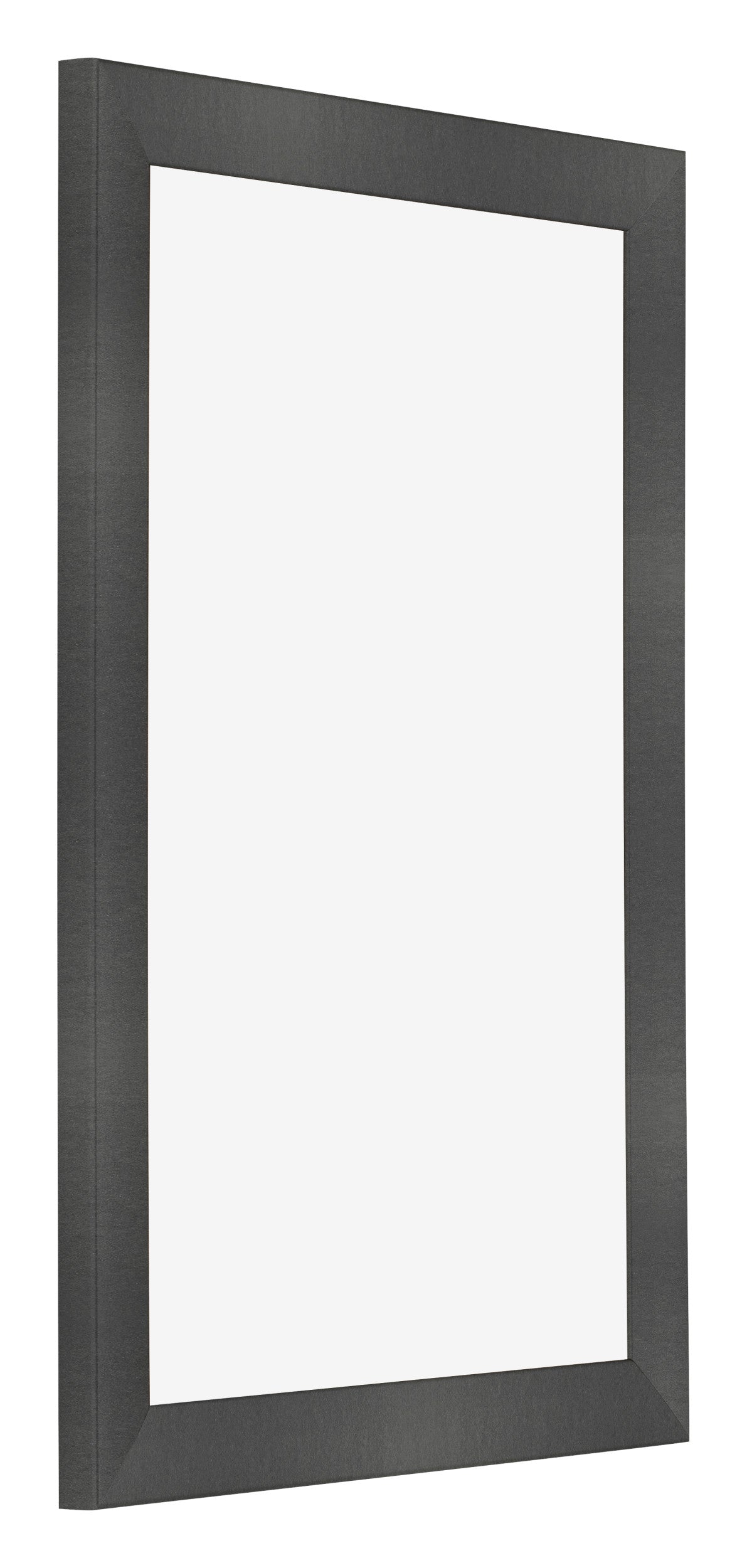 Photo Frame 20x30cm Black Silver Polished MDF Pisa Front Oblique | Yourdecoration.com