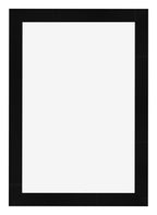 Photo Frame 20x30cm Black Silver Polished MDF Pisa Front | Yourdecoration.com