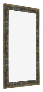 Photo Frame 20x30cm Blue Gold Melange MDF Pisa Front Oblique | Yourdecoration.com