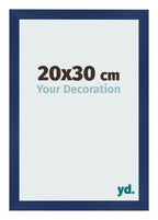 Photo Frame 20x30cm Dark Blue Swept MDF Bologna Front Size | Yourdecoration.com