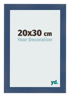 Photo Frame 20x30cm Dark Blue Swept MDF Pisa Front Size | Yourdecoration.com