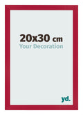 Photo Frame 20x30cm Red MDF Bologna Front Size | Yourdecoration.com