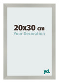 Photo Frame 20x30cm Silver Matte MDF Bologna Front Size | Yourdecoration.com