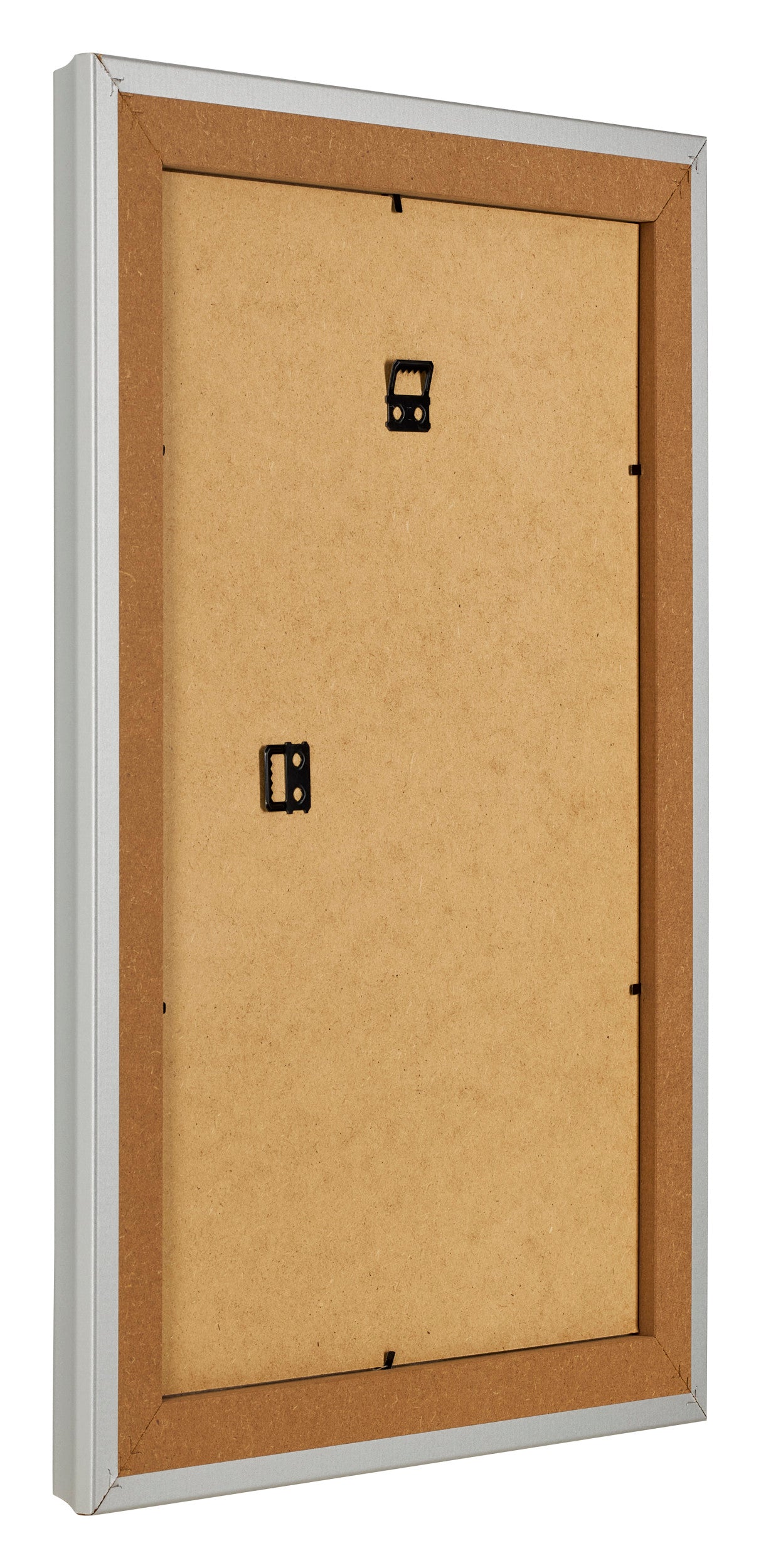 Photo Frame 20x30cm Silver Matte MDF Lazio Back Oblique | Yourdecoration.com