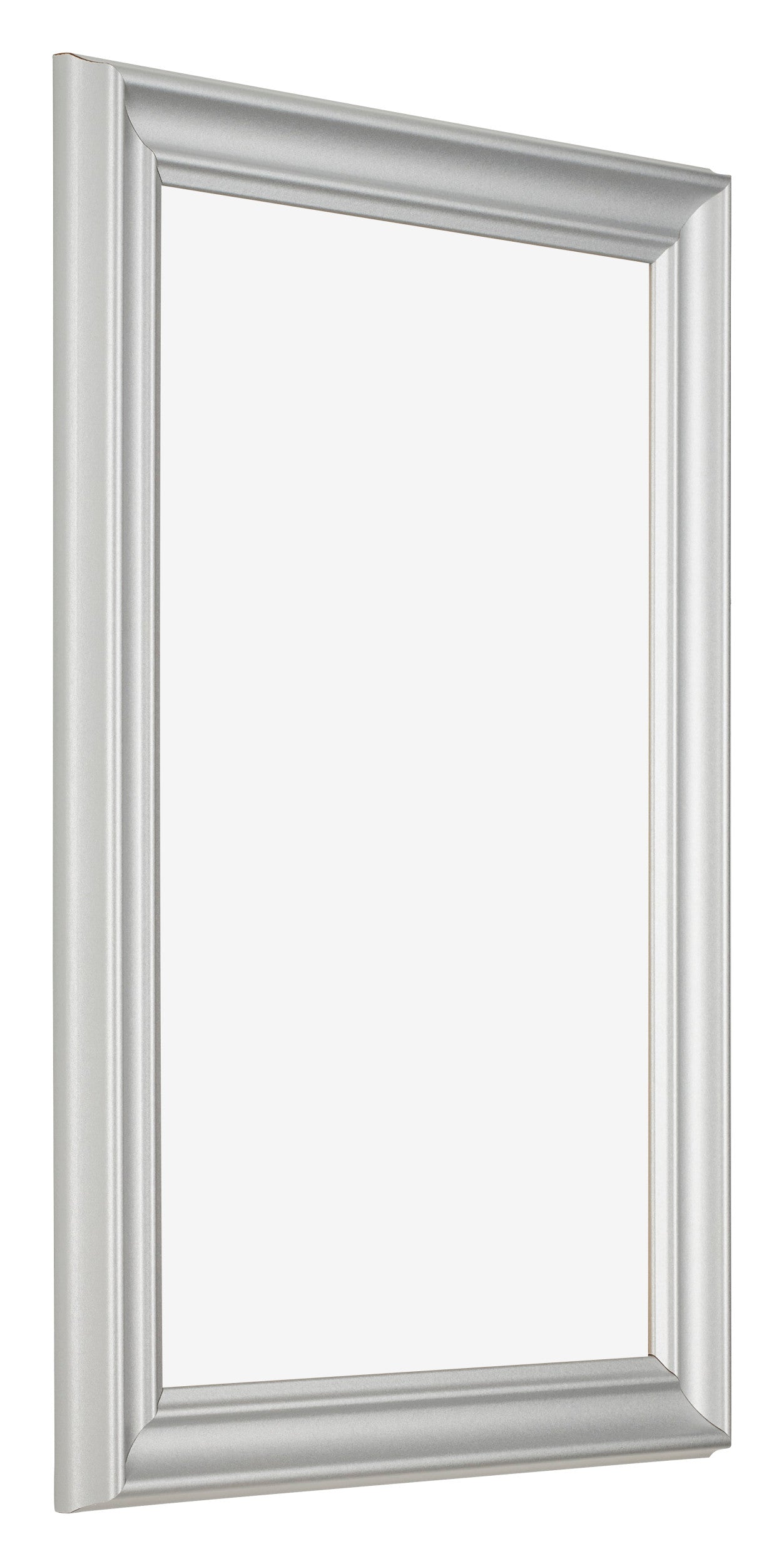 Photo Frame 20x30cm Silver Matte MDF Lazio Front Oblique | Yourdecoration.com