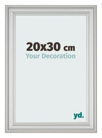 Photo Frame 20x30cm Silver Matte MDF Lazio Front Size | Yourdecoration.com