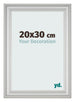 Photo Frame 20x30cm Silver Matte MDF Lazio Front Size | Yourdecoration.com