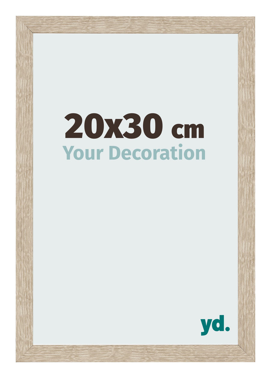 Photo Frame 20x30cm Sonoma Oak MDF Bologna Front Size | Yourdecoration.com