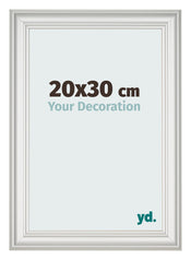 Photo Frame 20x30cm White Swept MDF Lazio Front Size | Yourdecoration.com
