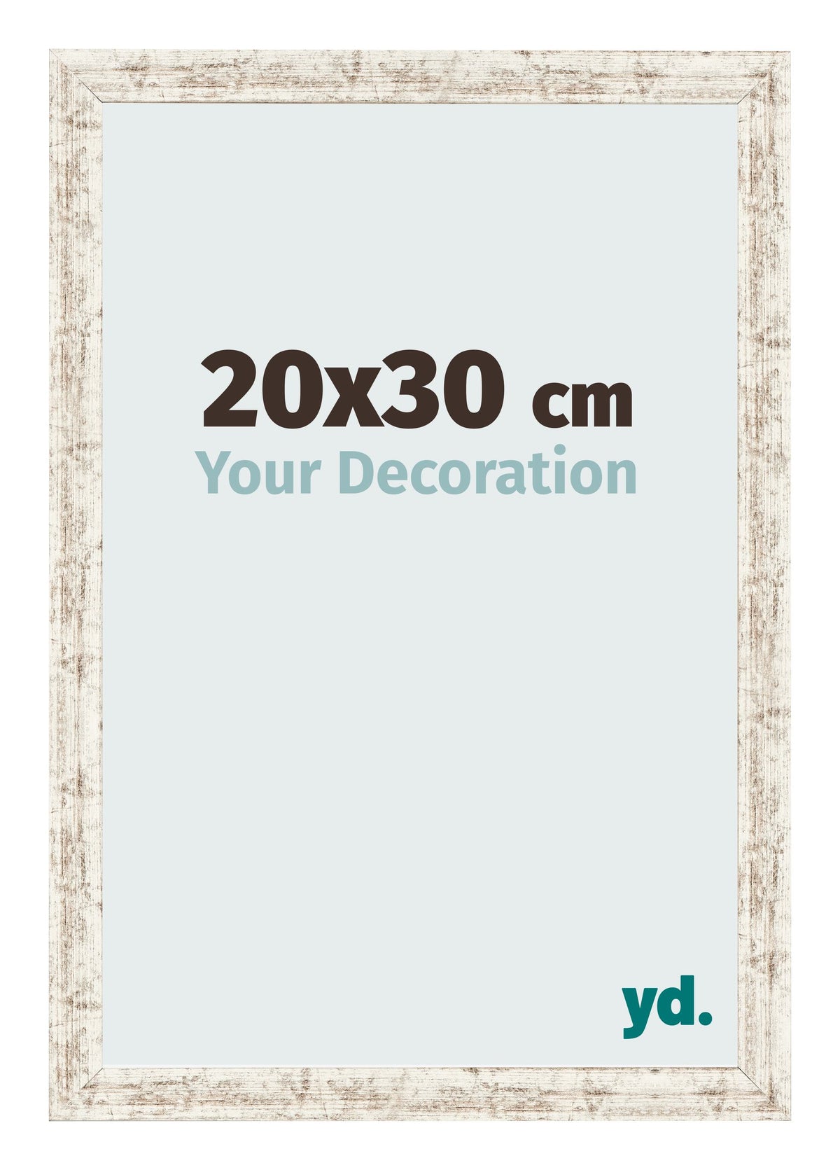 Photo Frame 20x30cm White Vintage MDF Bologna Front Size | Yourdecoration.com