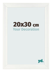 Photo Frame 20x30cm White Vintage MDF Pisa Front Size | Yourdecoration.com
