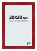 Photo Frame 20x30cm Wine Red Swept MDF Pisa Front Size | Yourdecoration.com