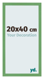 Photo Frame 20x40 cm Green MDF Bologna Front Size | Yourdecoration.com