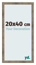 Photo Frame 20x40 cm Metal Vintage MDF Bologna Front Size | Yourdecoration.com