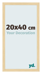 Photo Frame 20x40cm Beech Design MDF Bologna Front Size | Yourdecoration.com