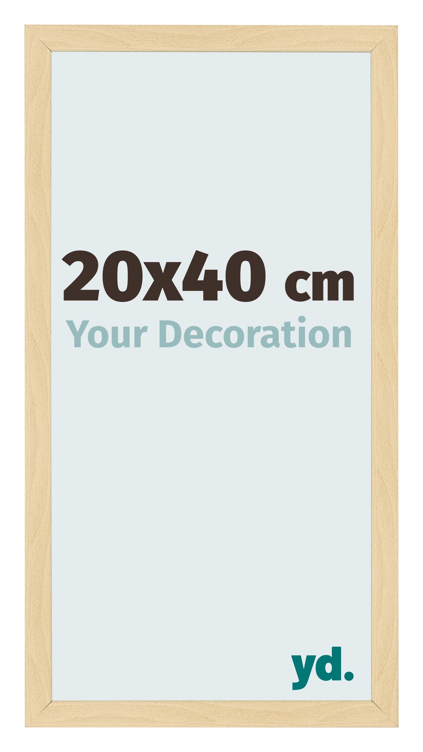 Photo Frame 20x40cm Beech Design MDF Bologna Front Size | Yourdecoration.com