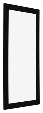 Photo Frame 20x40cm Black Silver Polished MDF Pisa Front Oblique | Yourdecoration.com