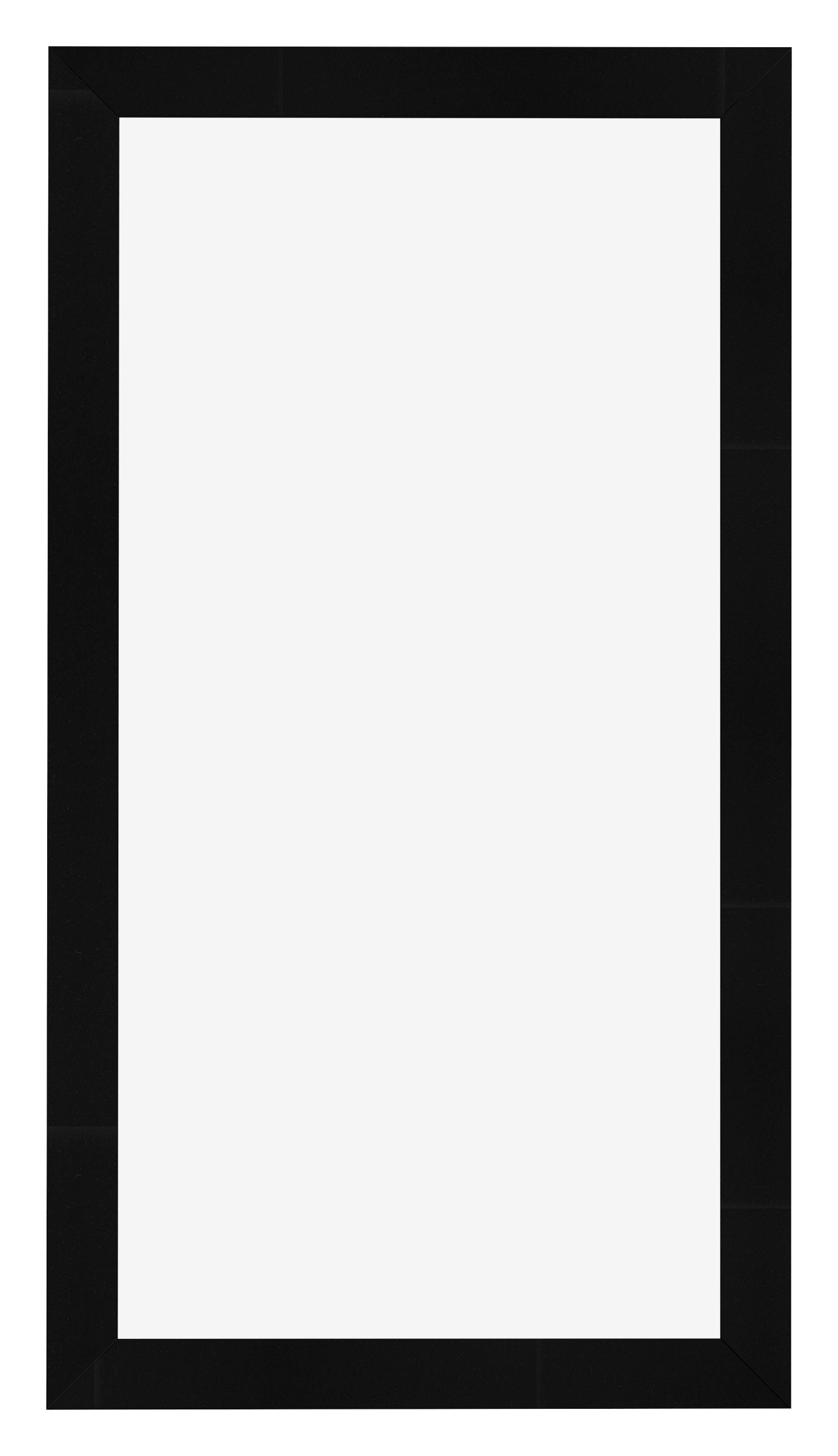 Photo Frame 20x40cm Black Silver Polished MDF Pisa Front | Yourdecoration.com