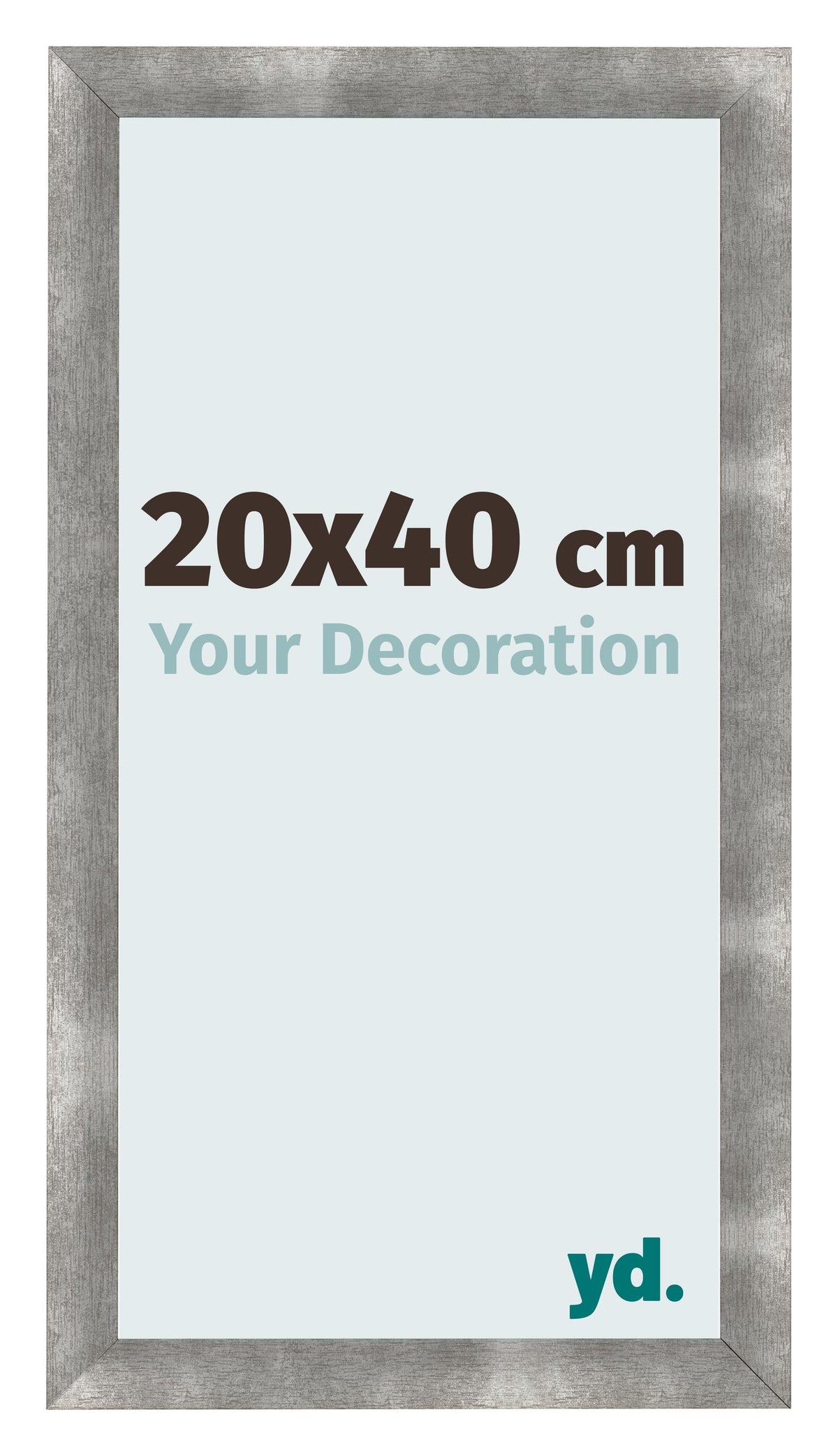 Photo Frame 20x40cm Metal Vintage MDF Pisa Front Size | Yourdecoration.com