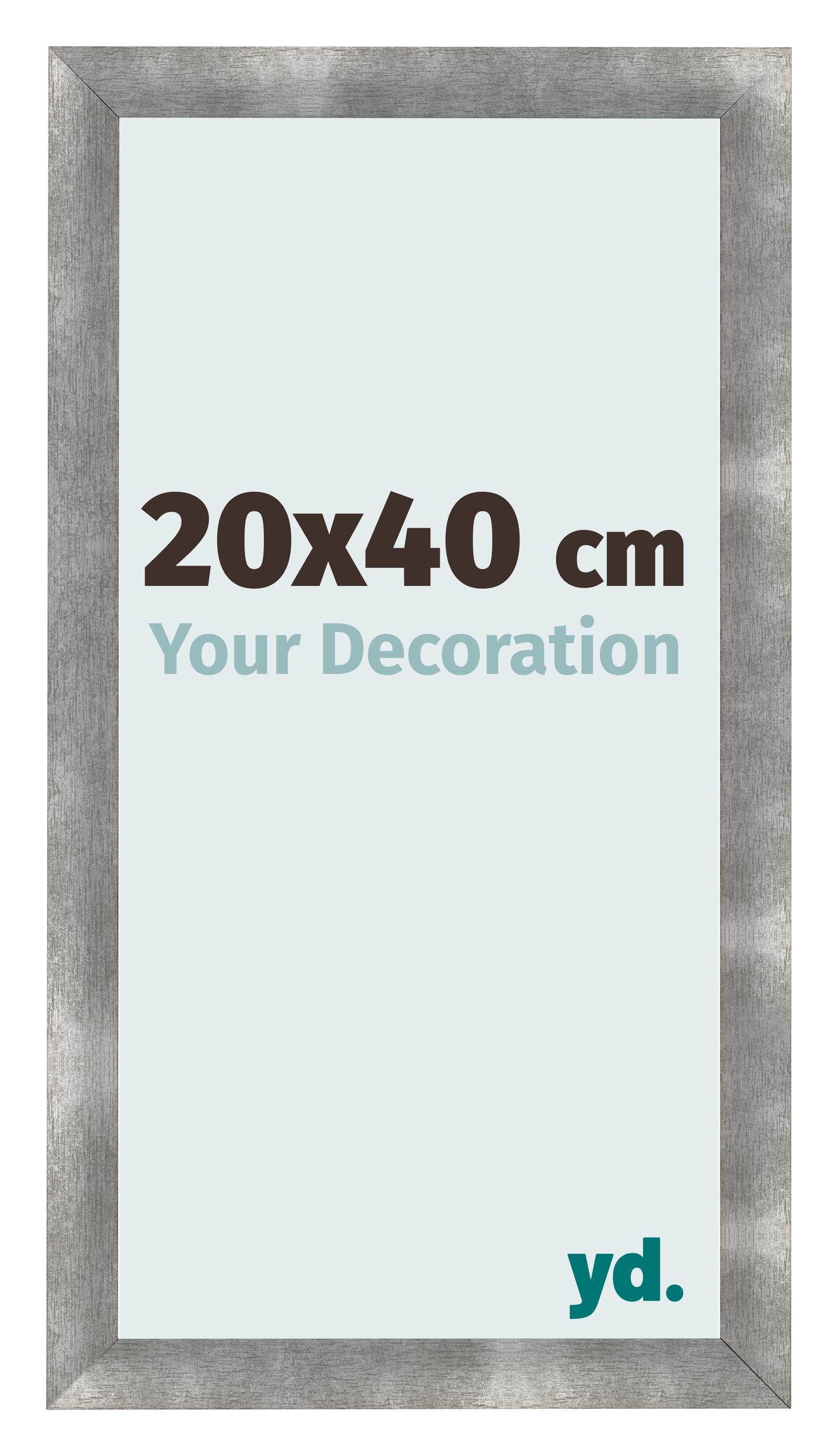 Photo Frame 20x40cm Metal Vintage MDF Pisa Front Size | Yourdecoration.com