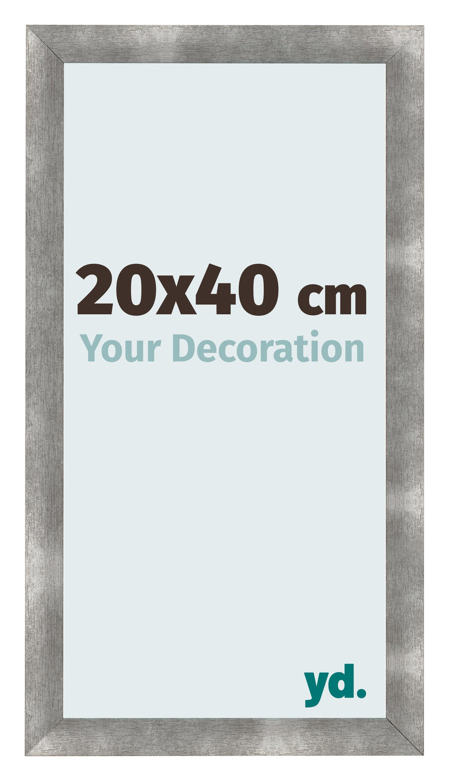Photo Frame 20x40cm Metal Vintage MDF Pisa Front Size | Yourdecoration.com