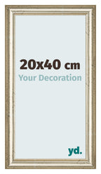 Photo Frame 20x40cm Metallic Gloss MDF Lazio Front Size | Yourdecoration.com
